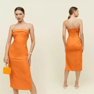 New Reformation Marcella Linen Dress Size 8​​​